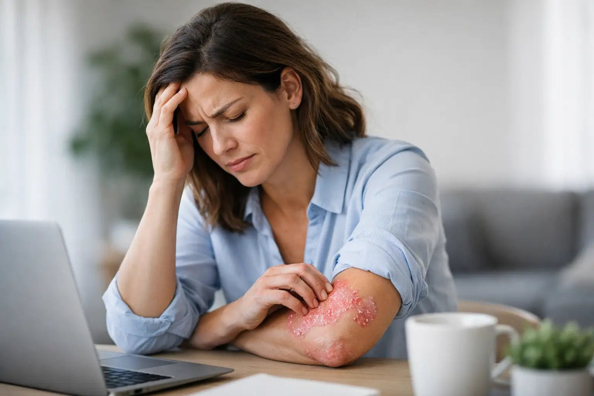 Can Stress Trigger Psoriasis? What to Know - Loma Lux Laboratories