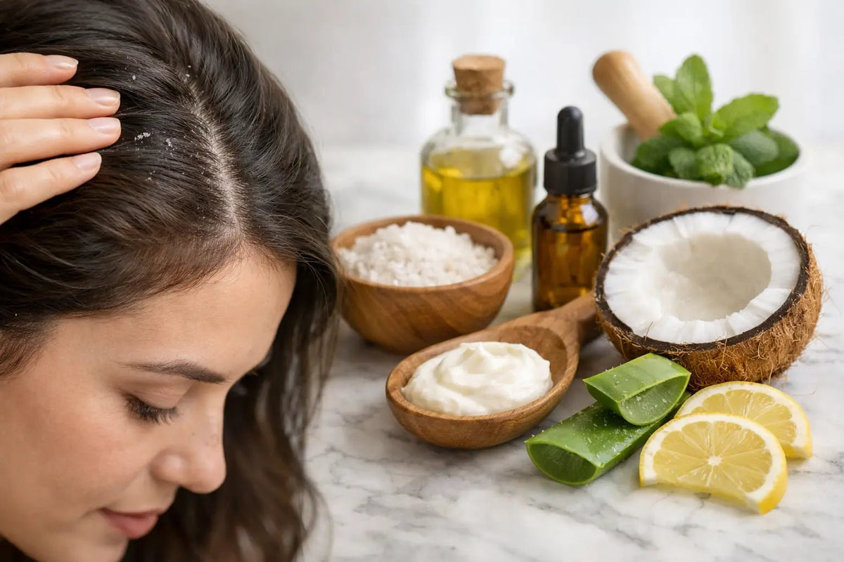Natural Dandruff Scalp Treatment That Calms Flakes - Loma Lux Laboratories