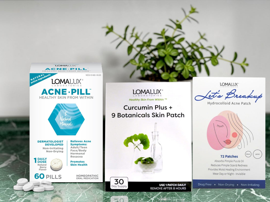 Acne Complete Bundle – Pill + Curcumin + Patches - 