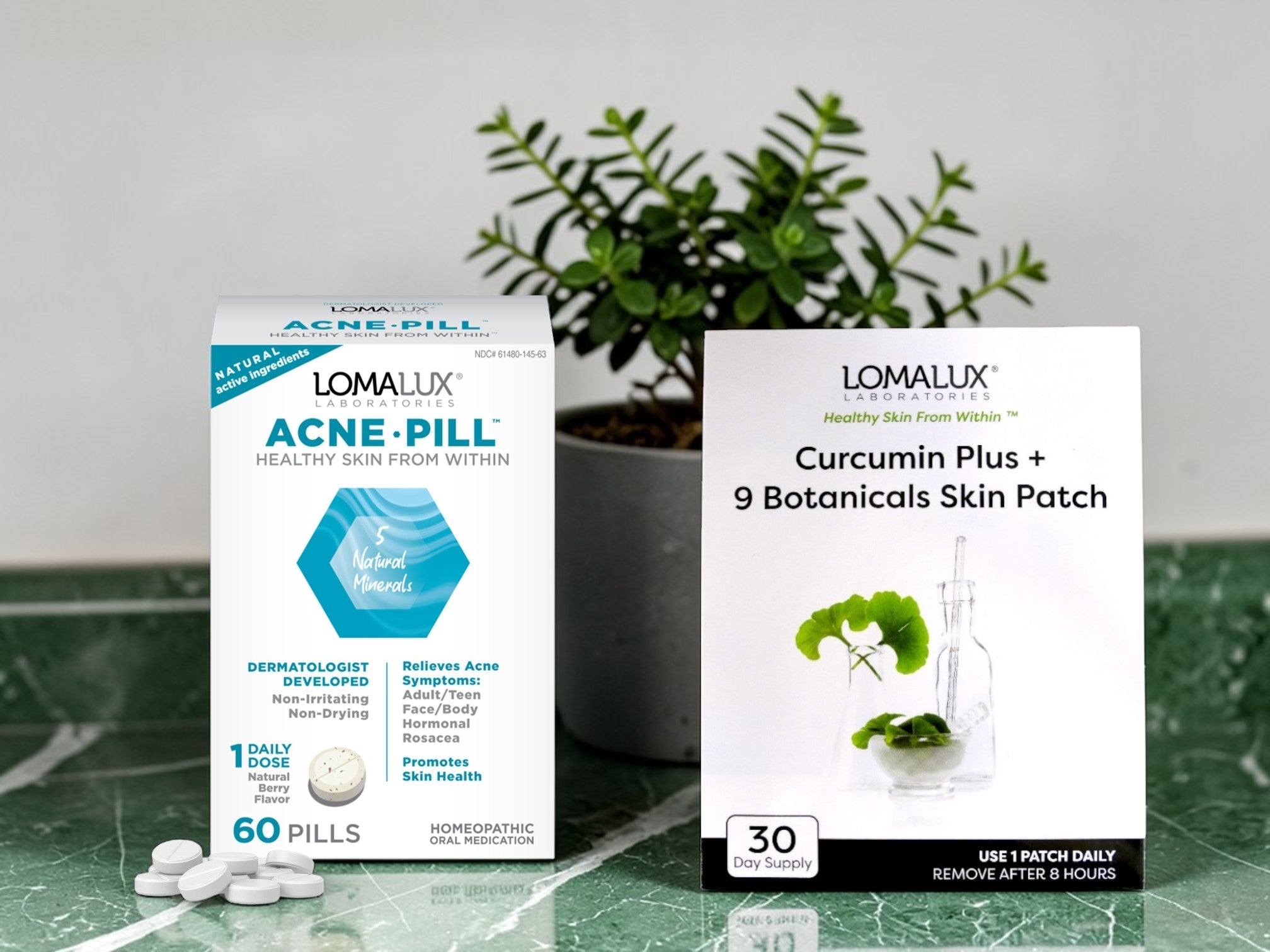 Acne Duo – Acne Pill + Curcumin +Plus 9 Botanicals - 