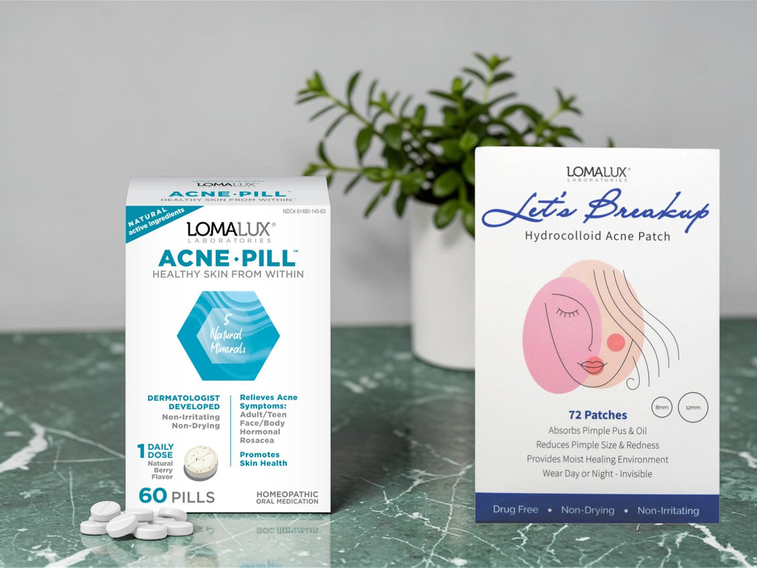 Acne Duo – Acne Pill + Let's Break Up Acne Patches - 